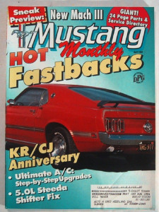 MUSTANG MONTHLY 1993 APR - MACH III, KR, CJ-R, TASCA